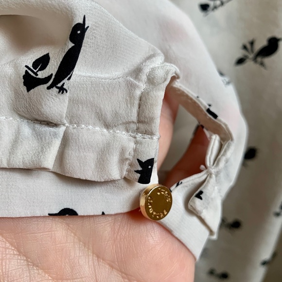 Juicy Couture Silk Bird Blouse - Picture 3 of 8
